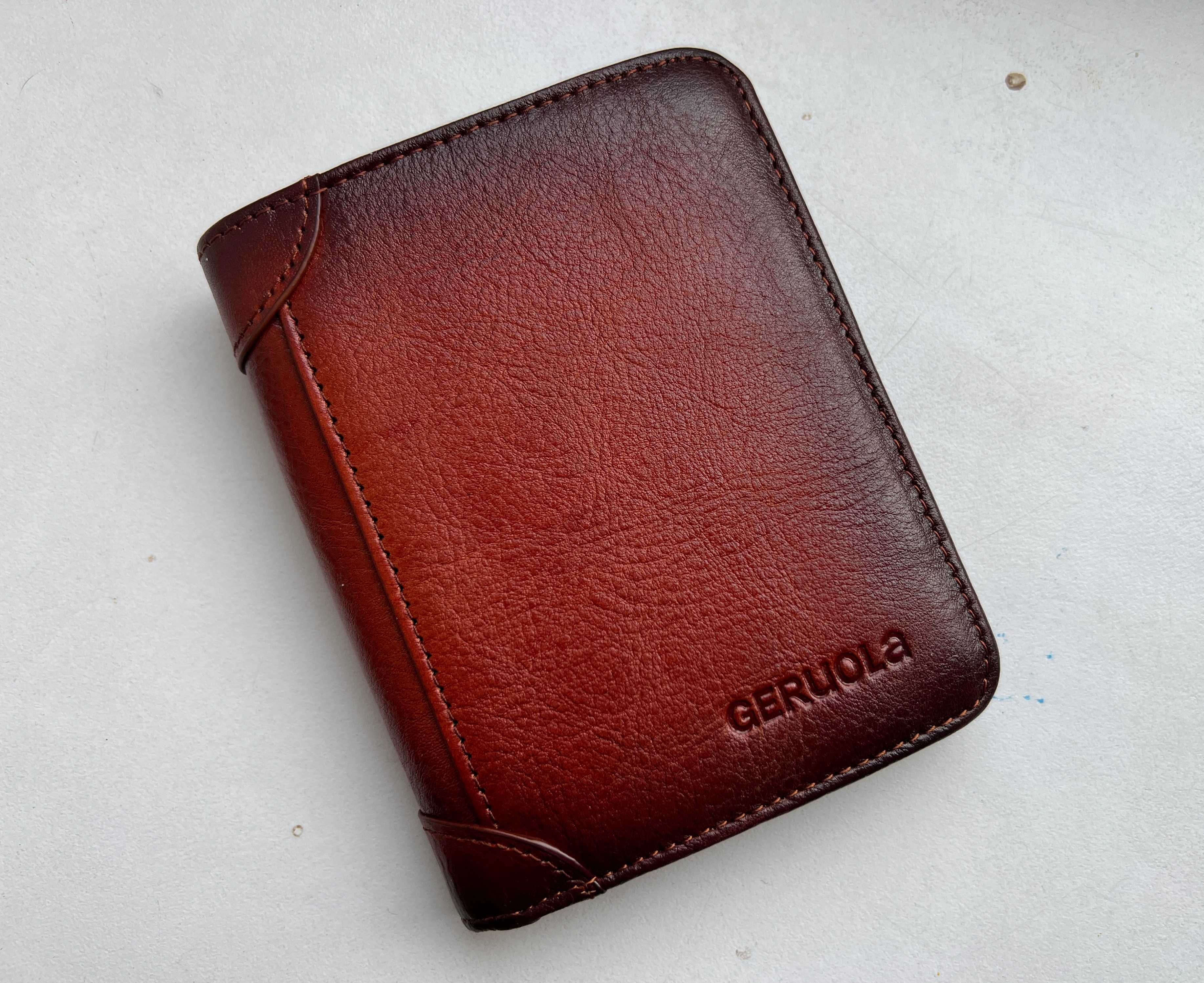 Новий шкіряний гаманець портмоне