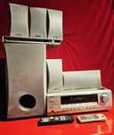 Kino domowe Onkyo pilot, kolumny, Subwoofer, kable