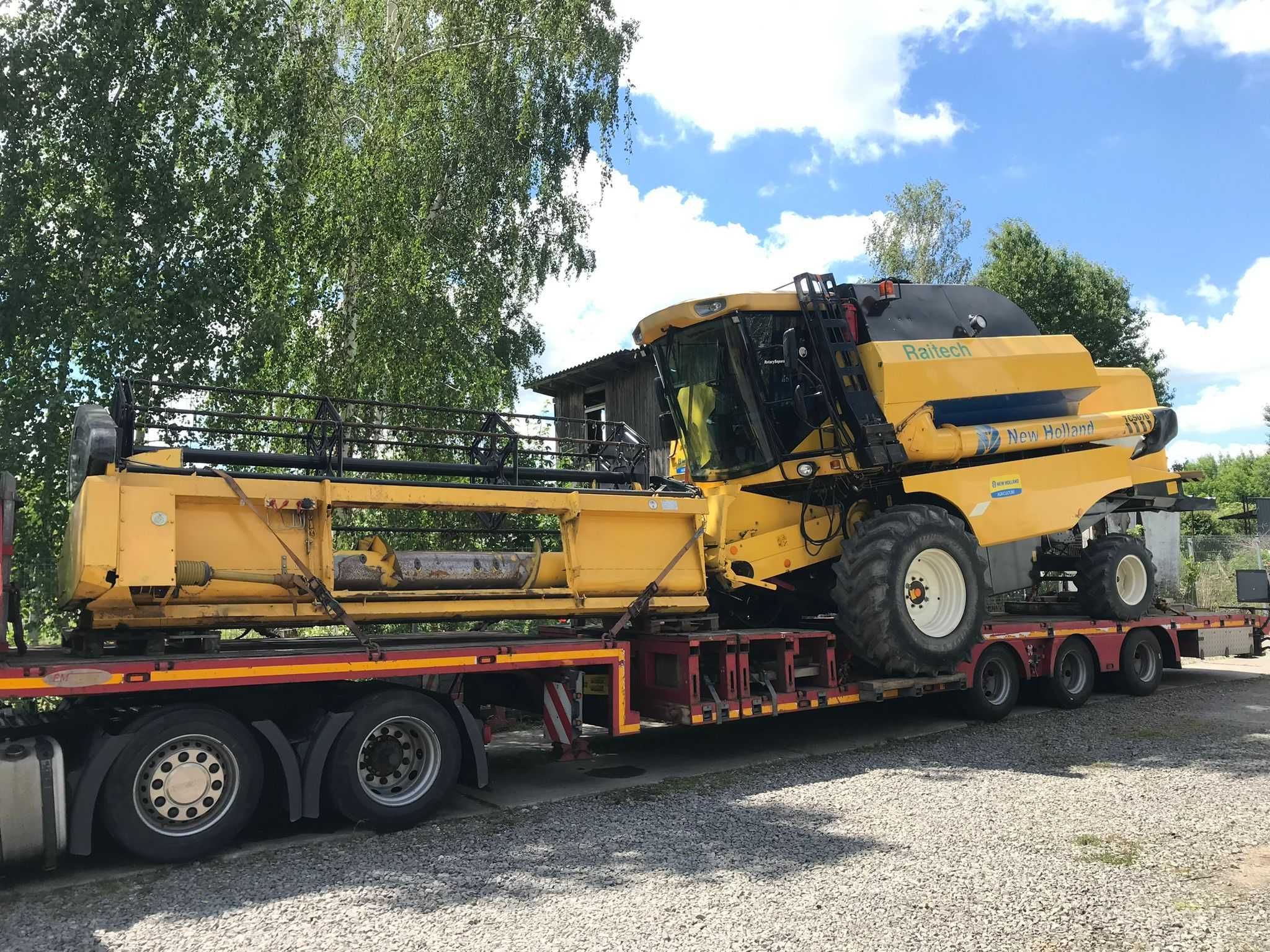 Transport niskopodwoziowy KOMBAJNY KOPARKI Maszyny Budowlane