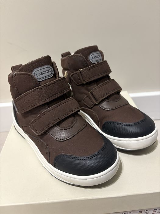 Trzewiki skórzane ocieplane Lasocki r. 29