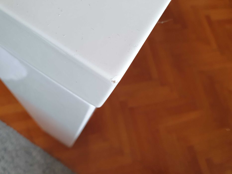 Stół do jadalni, MDF Biały 140x90 cm - używany