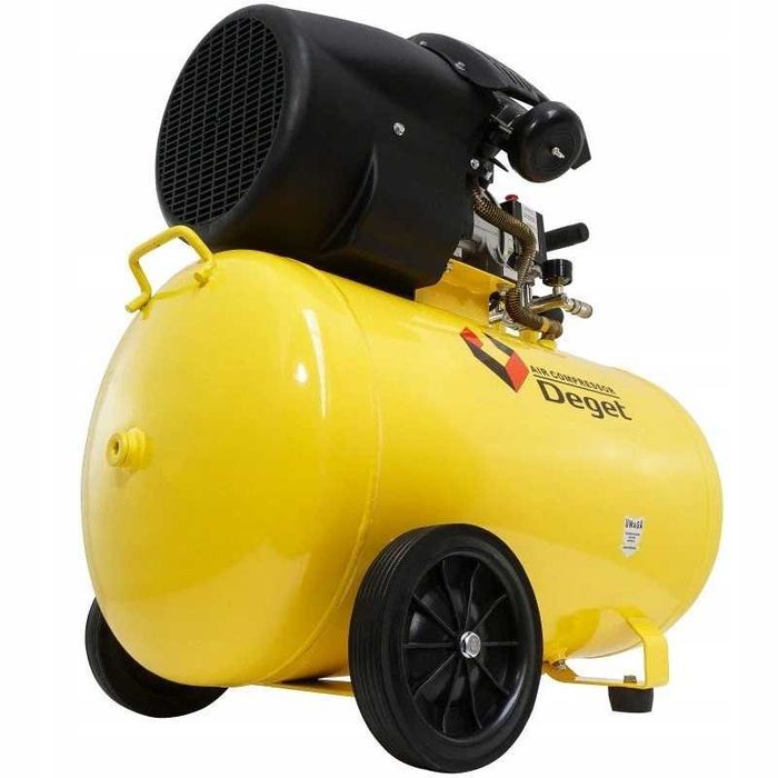 Kompresor olejowy sprężarka 100 l V2 230V DEGET