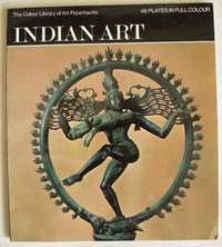 Livro fotografias "Indian art" arte indiana - inglês