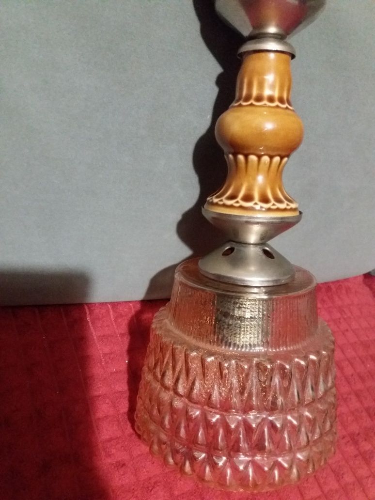 Lampa sufitowa pojedyńcza PRL