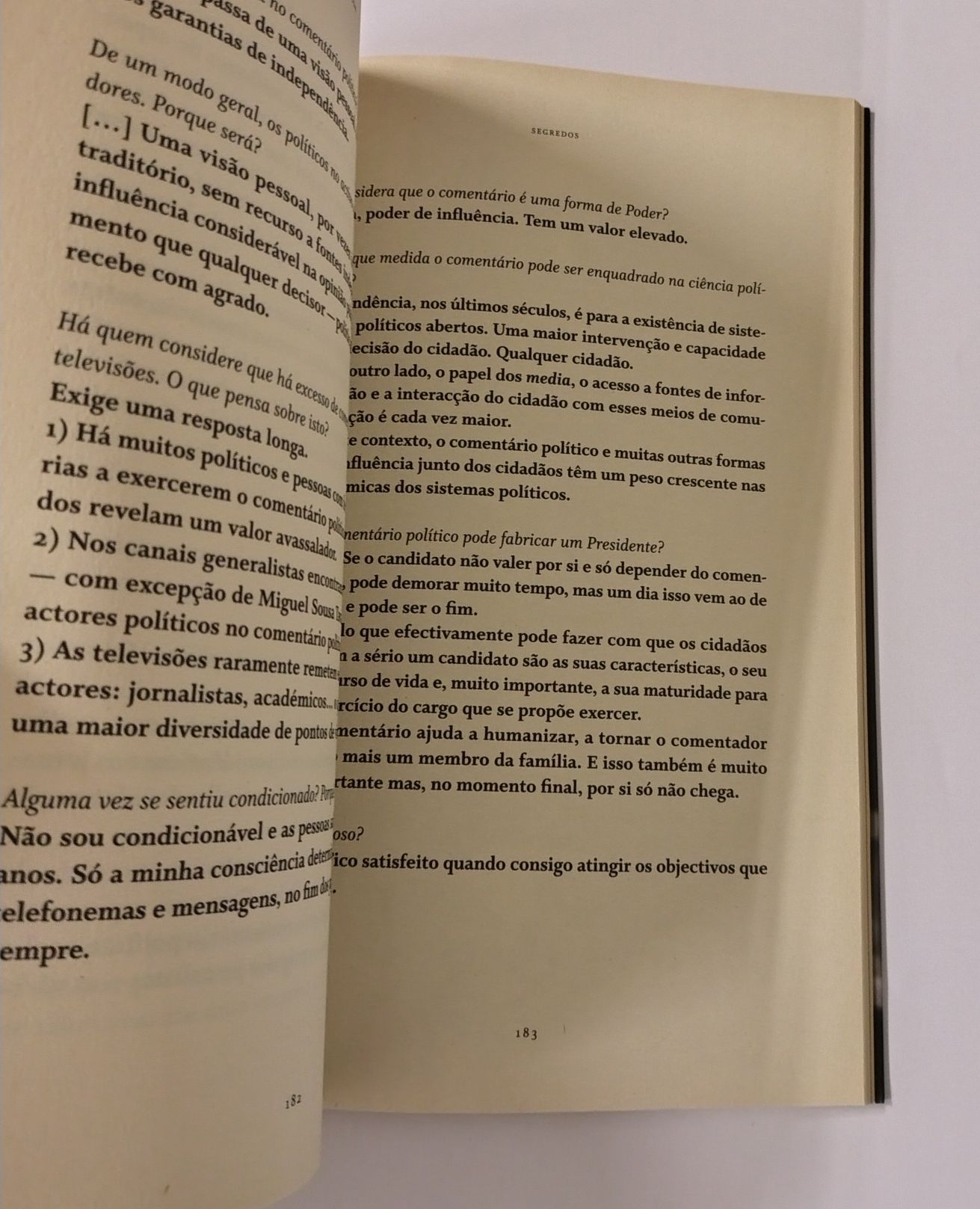 Segredos, de Judite de Sousa