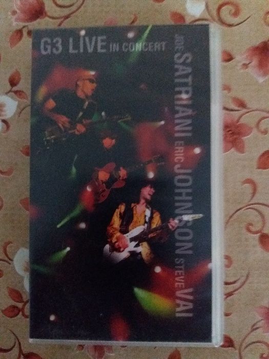 Vhs G3 live in concert 1996 Joe Satriani/Eric Johnson/Steve Val
