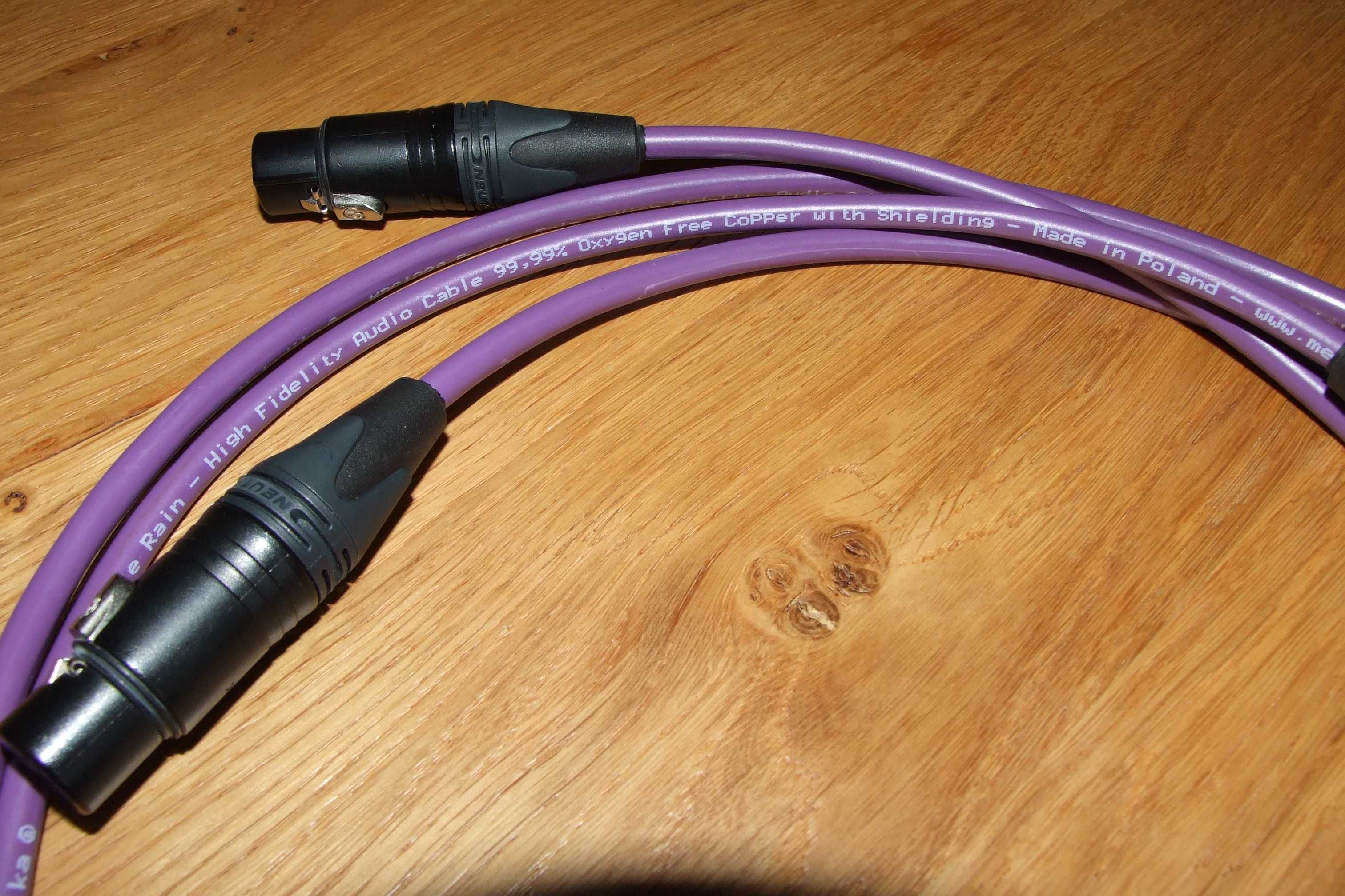 Kabel XLR Melodika 2x1m Purple Rain