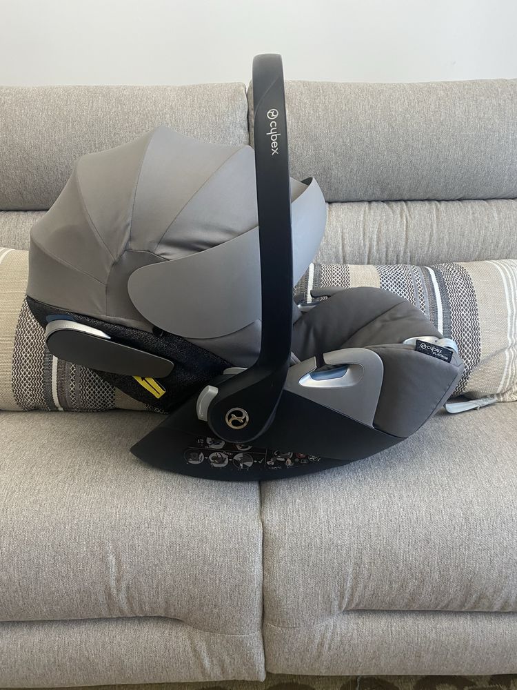 Conjunto cadeira Balios S + Ovo reclinavel Cybex