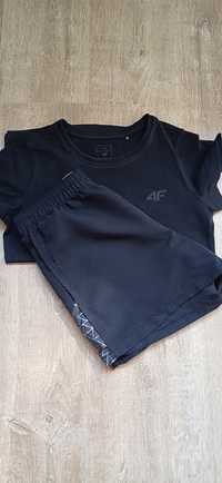 Bluzka koszulka t-shirt spodenki 4F Cool Club Smyk 128 komplet zestaw