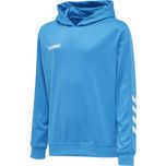 128 Hummel niebieska bluza chłopięca sportowa piłkarska hoodie trening