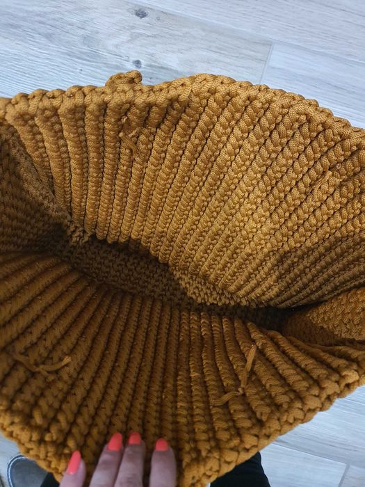 Torba duża pleciona ręcznie robiona