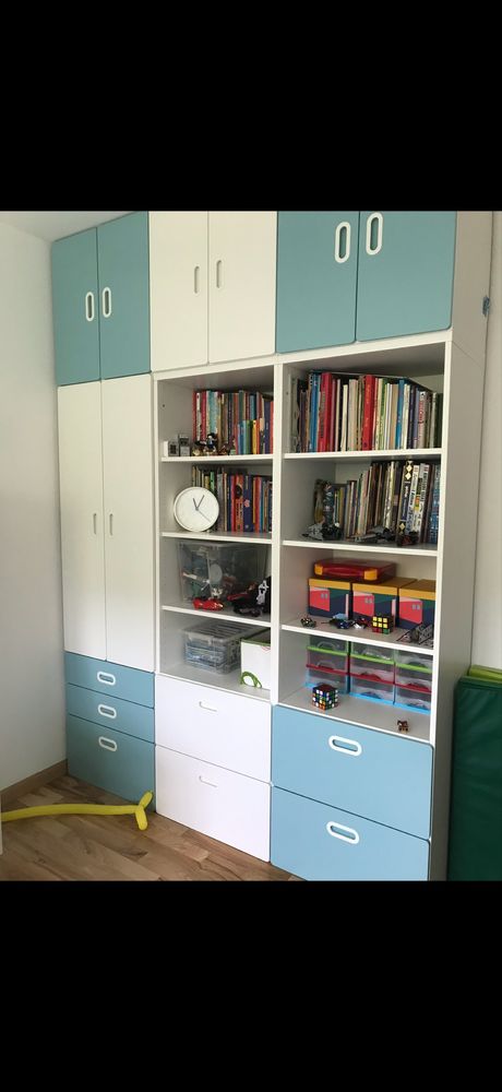 Zarezerwowane: Regał Ikea Stuva - 4 części,  do pokoju dziecięcego