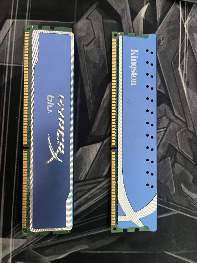 Memórias ram hyperx 4GB 1600hz