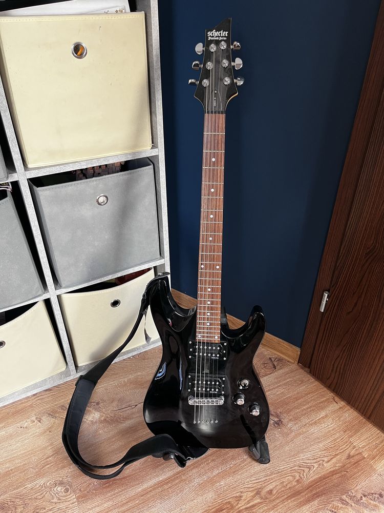 gitara elektryczna schecter omen 6 + piecyk