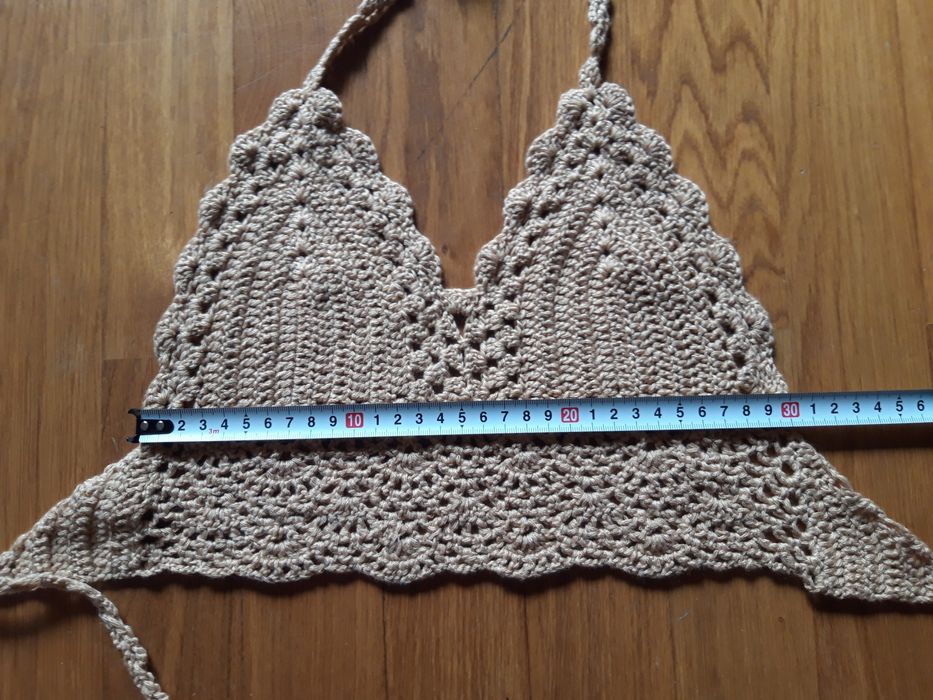 Conjunto de biquini de malha de cor preta + extras branco/bege - NOVOS