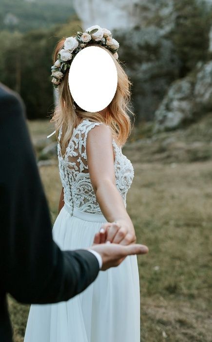 Suknia ślubna z rozcięciem NABLA Provence/Placida