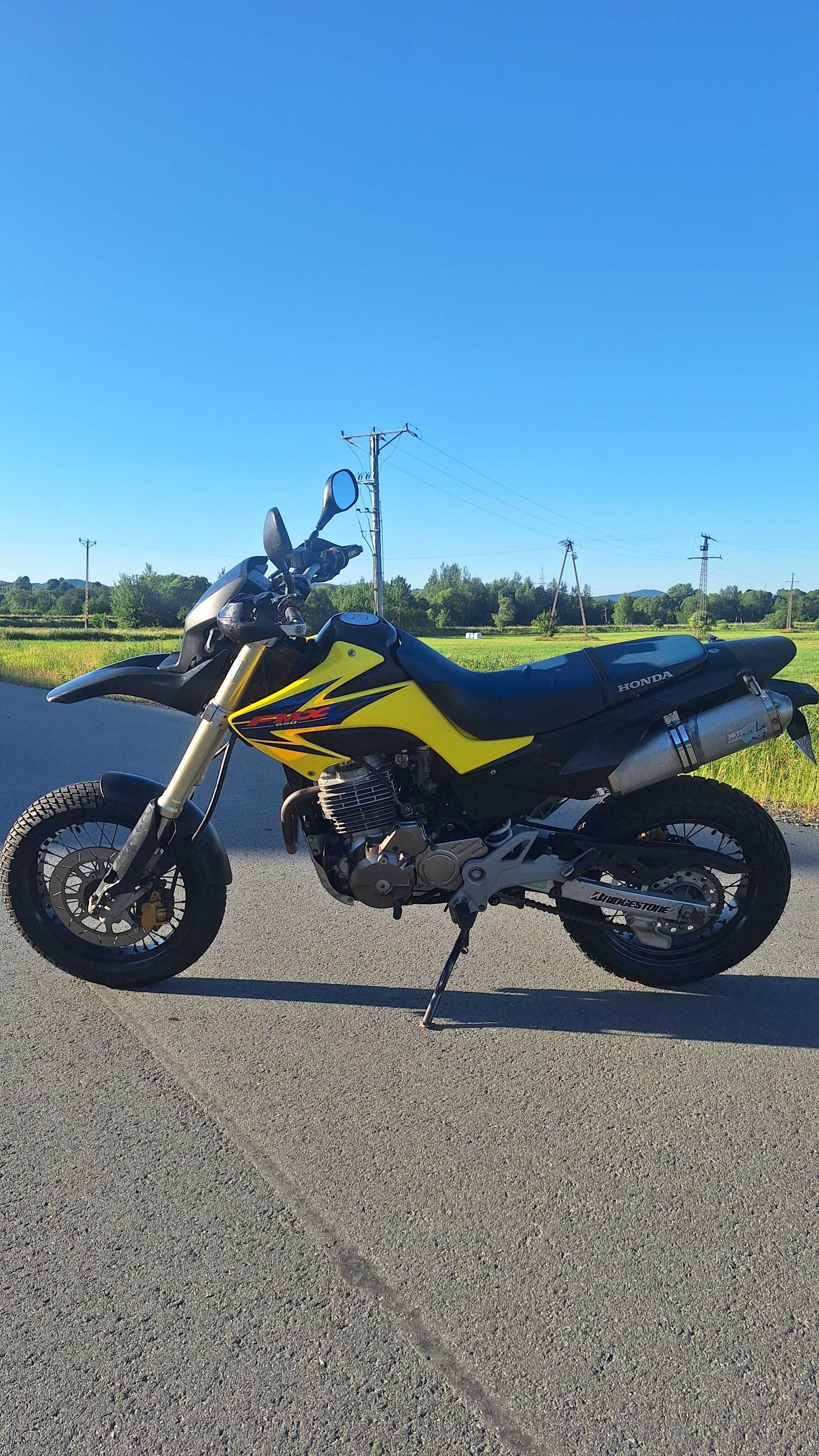 Honda FMX 650 A2 sm smr 2x leovince 2005r