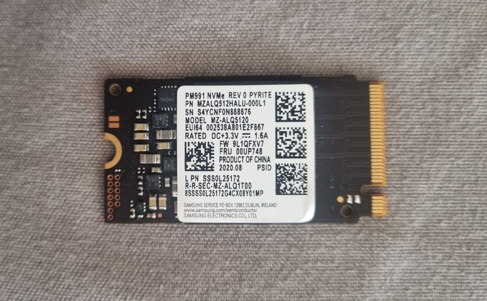 Накопичувач ssd м2 nwme 512gb