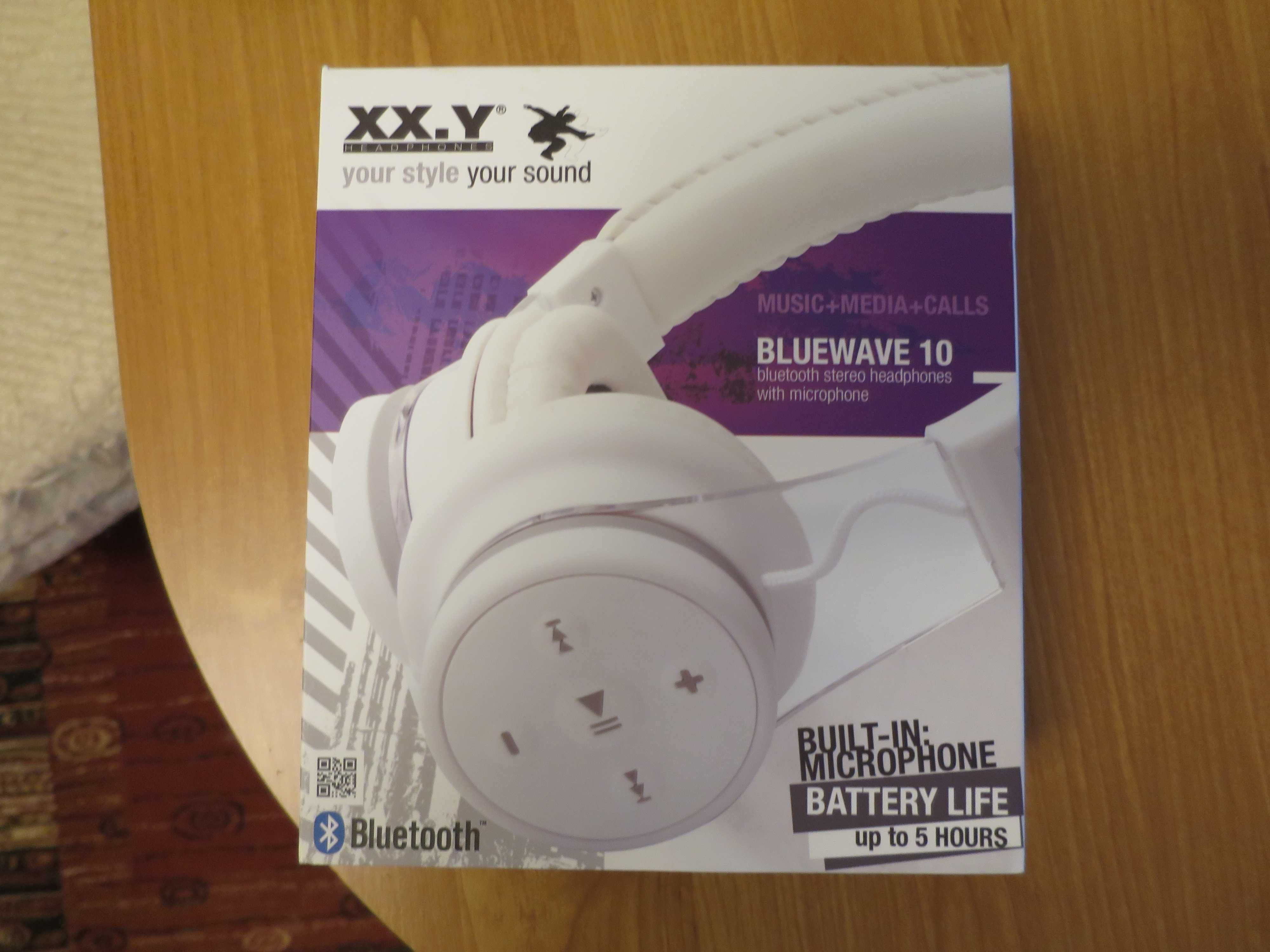 słuchawki Bluetooth XX.Y Bluewave 10 białe uszkodzone