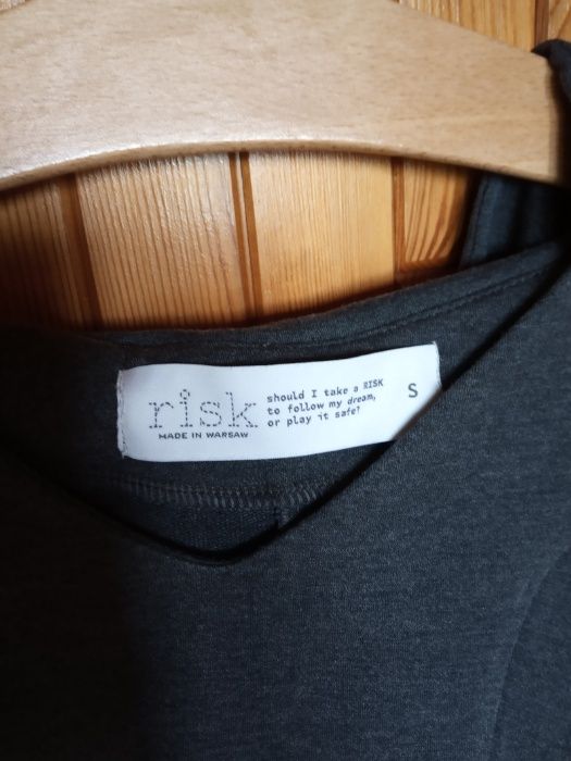 Sukienka Sexy Hoodie Risk S grafit