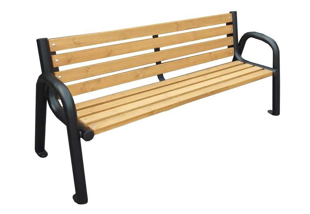 Ławka parkowa - świerk bez żywicy, ATEST CERTYFIKAT 170 cm