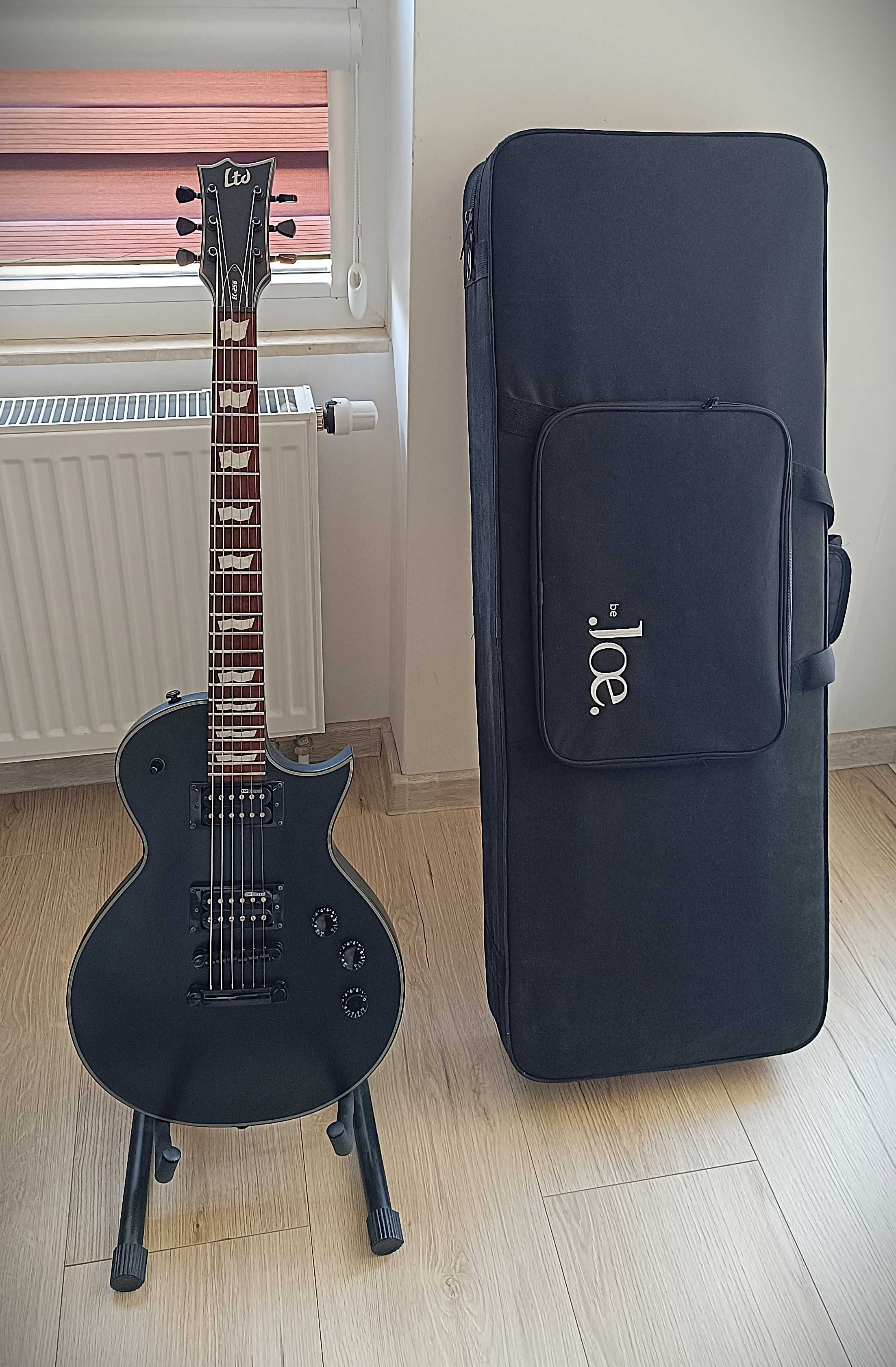 ESP LTD EC 256 Black Satin - Gitara elektryczna Les Paul