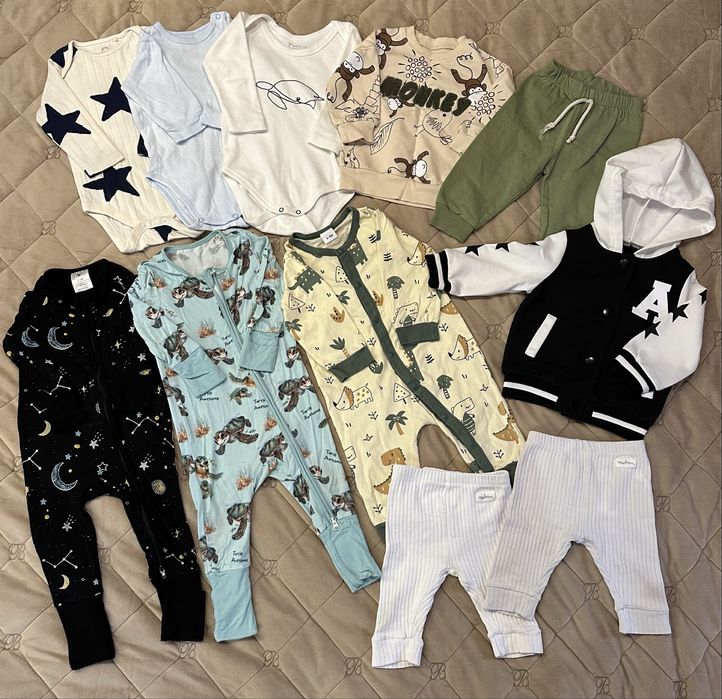 Пакет речей, одяг для хлопчика, боді,  чоловічок, костюмчик, штани