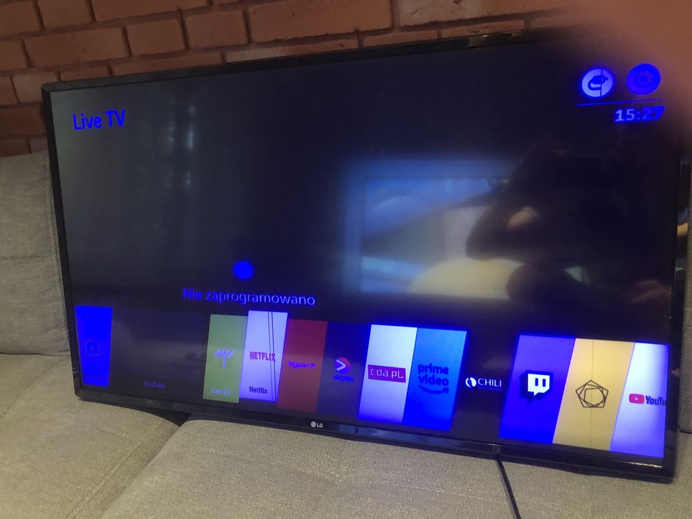 Tv LG 43’ led 43LJ594v Uszkodzony !