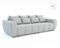 Szara kanapa sofa rozkładana Stan Idealny