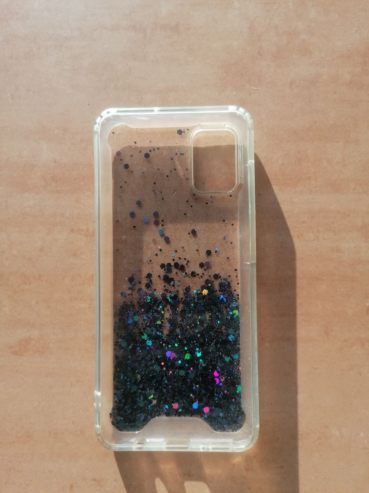 Capa para telemóvel Samsung A51 , transparente com Brilhantes