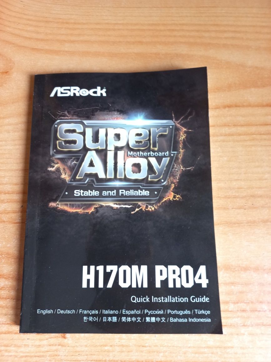 Płyta główna ASRock H170M Pro4 + procesor Intel I3-7100