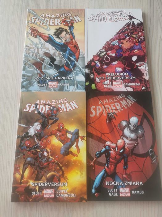 Amazing Spider-Man tom 1-4 pakiet Spiderversum, Nocna zmiana