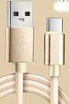 Złoty Kabel USB typu C o długości 3 metry, 2A Nowy