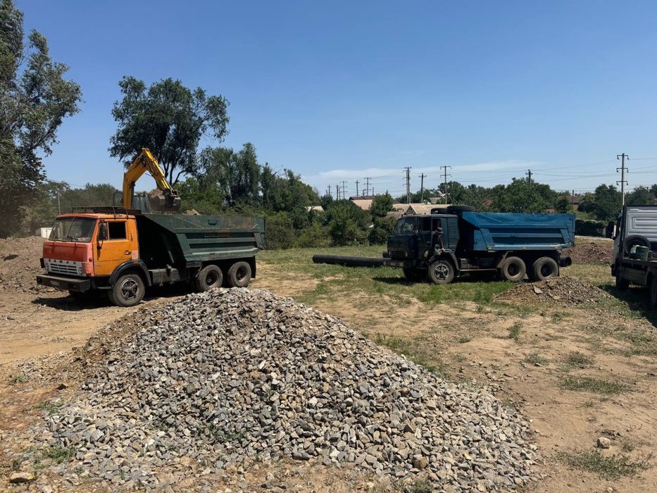 Доставка песка,щебня,отсева Вывоз мусора,хлама Услуги Самосвала
