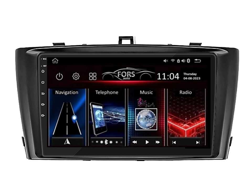 Radio samochodowe Android Toyota Avensis (9", black) 2008.-2015