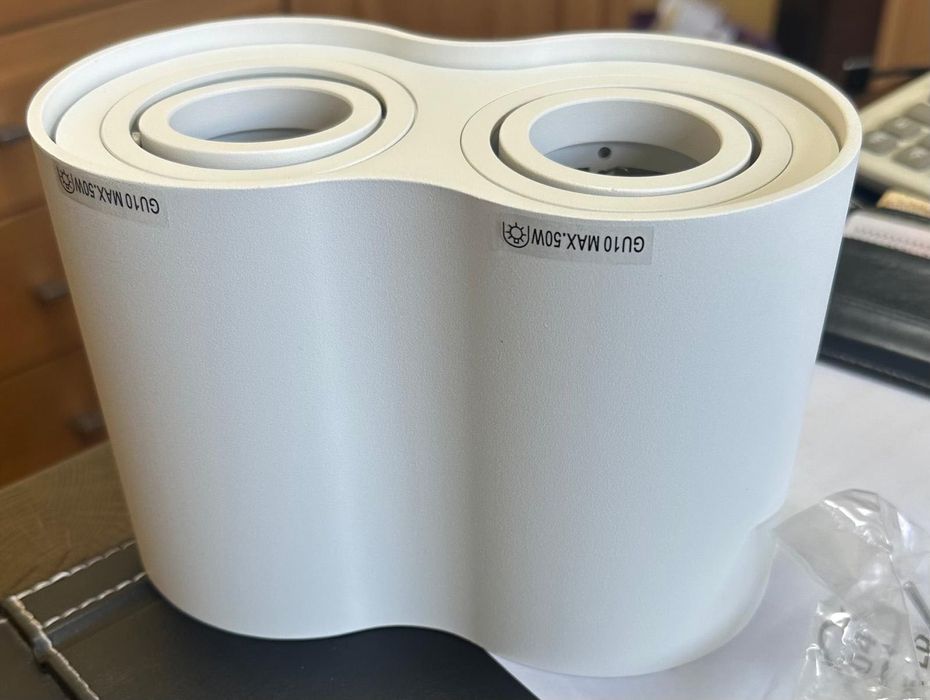 Lampa azzardo Bross 2 biała