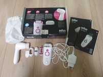 Depilator silk epil 7 wodoodporny braun różowy