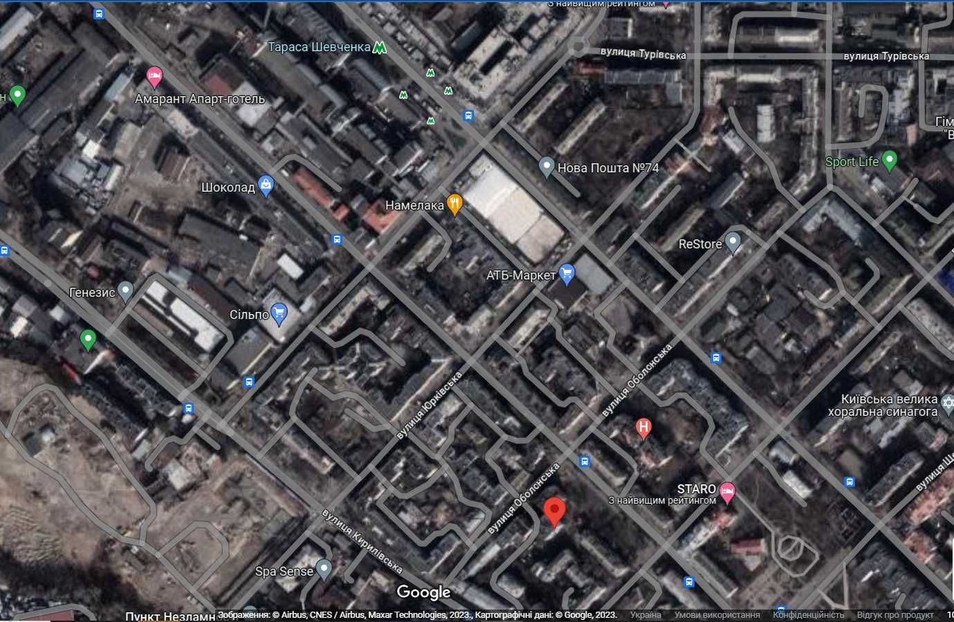 #K433 Подобова оренда квартира-студія, м. Тараса Шевченка, Поділ