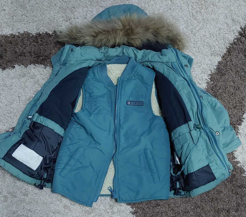 Детские зимние курточки.