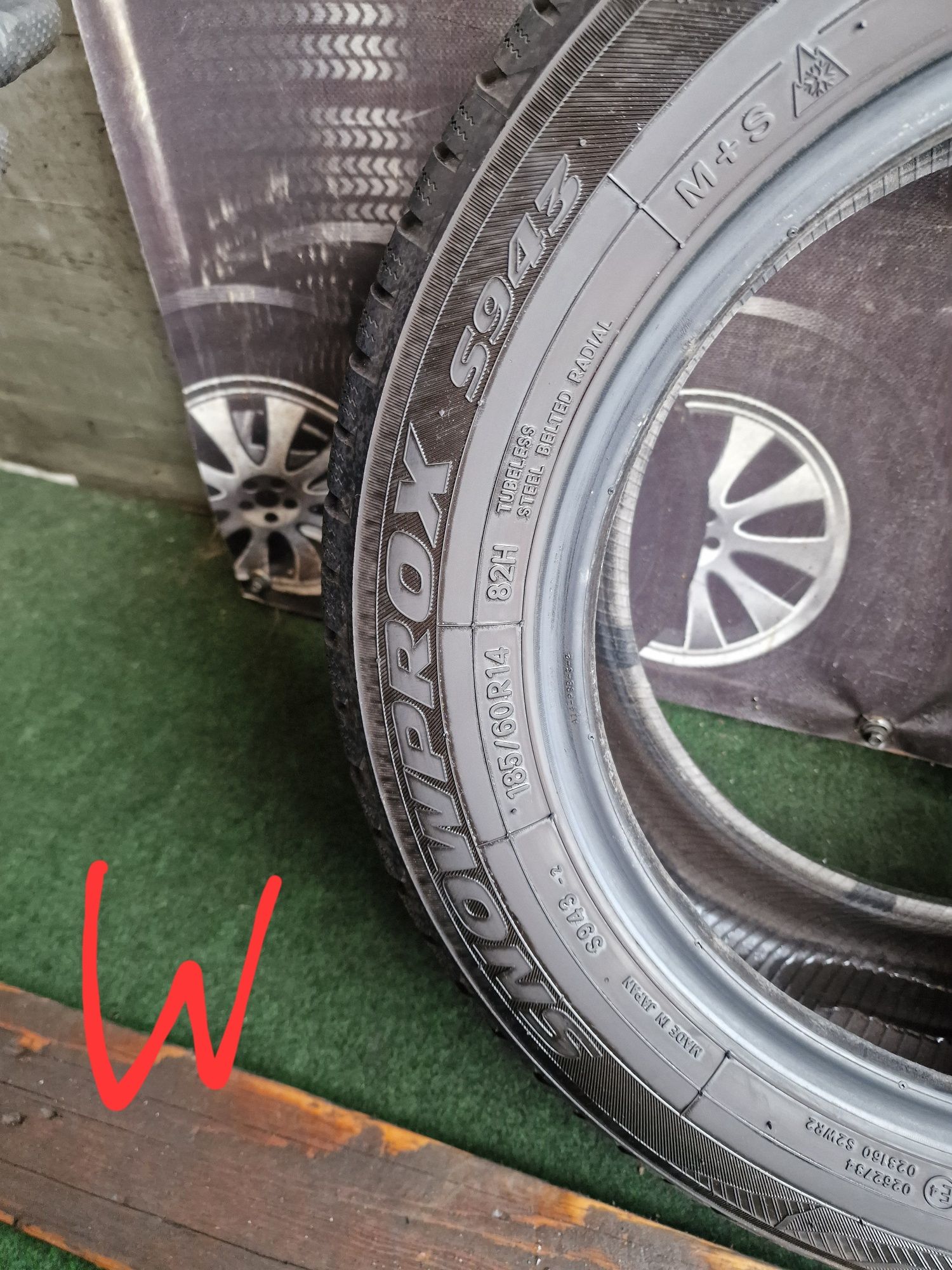 Opony zimowe 185/60/14 Toyo Para 7.3mm 2022