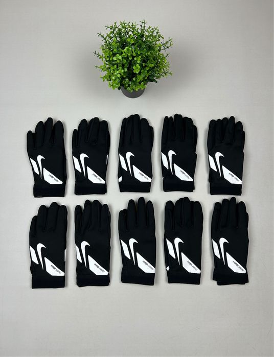 Перчатки Рукавиці Nike Hyperwarm чорні | Рефлективнв рукавиці Найк