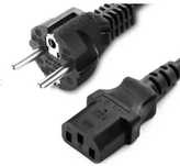 6x Kabel zasilający do komputera, monitora ATX 2-3m używany