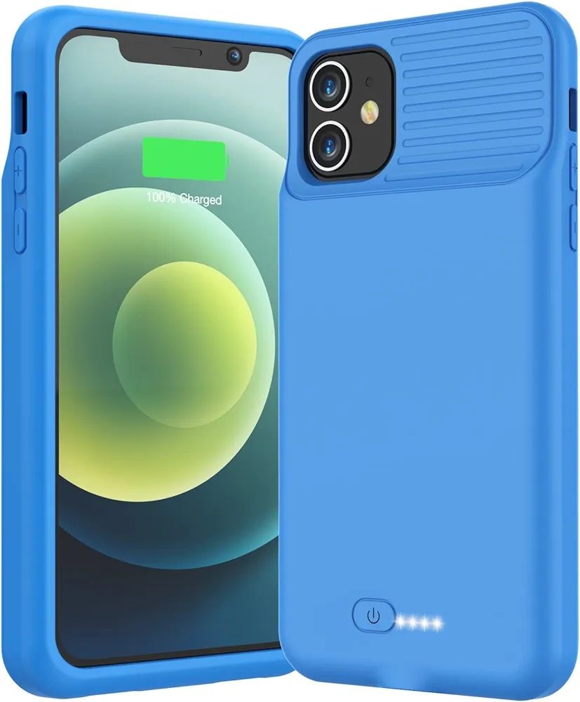 Чохол акумулятор для iPhone 11 6000 mAh синій