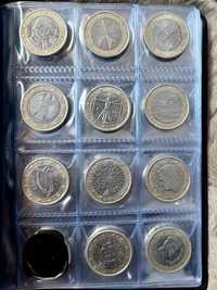 Vendo várias moedas 1€,0,50€,0,20€,0,10€