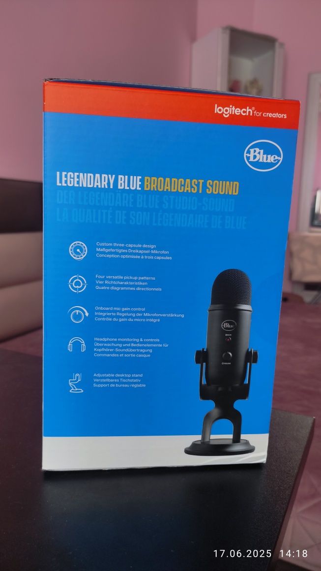 Мікрофон blue yeti blackout