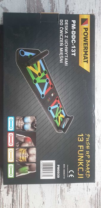 Deska z uchwytami do ćwiczeń mięśni POWERMAT