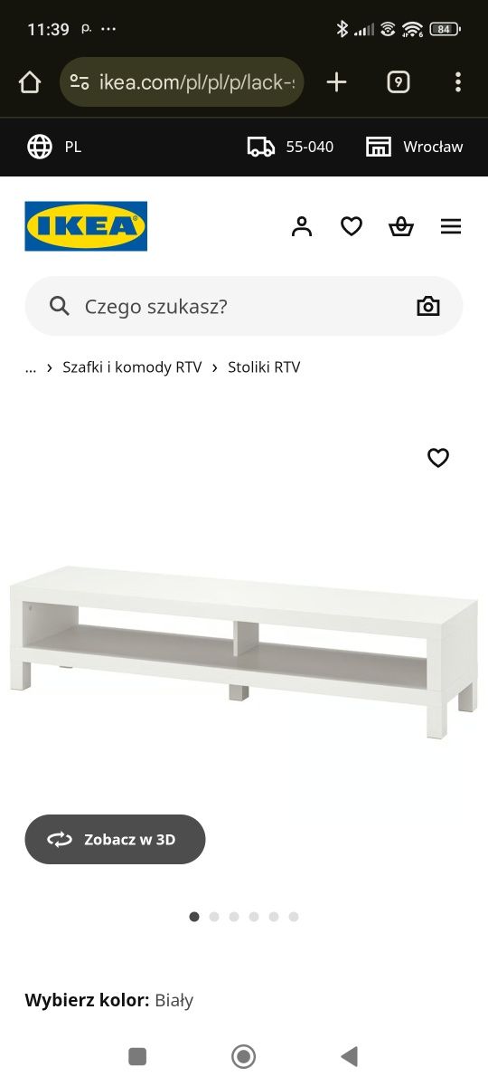 Stolik/szafka RTV Ikea Lack