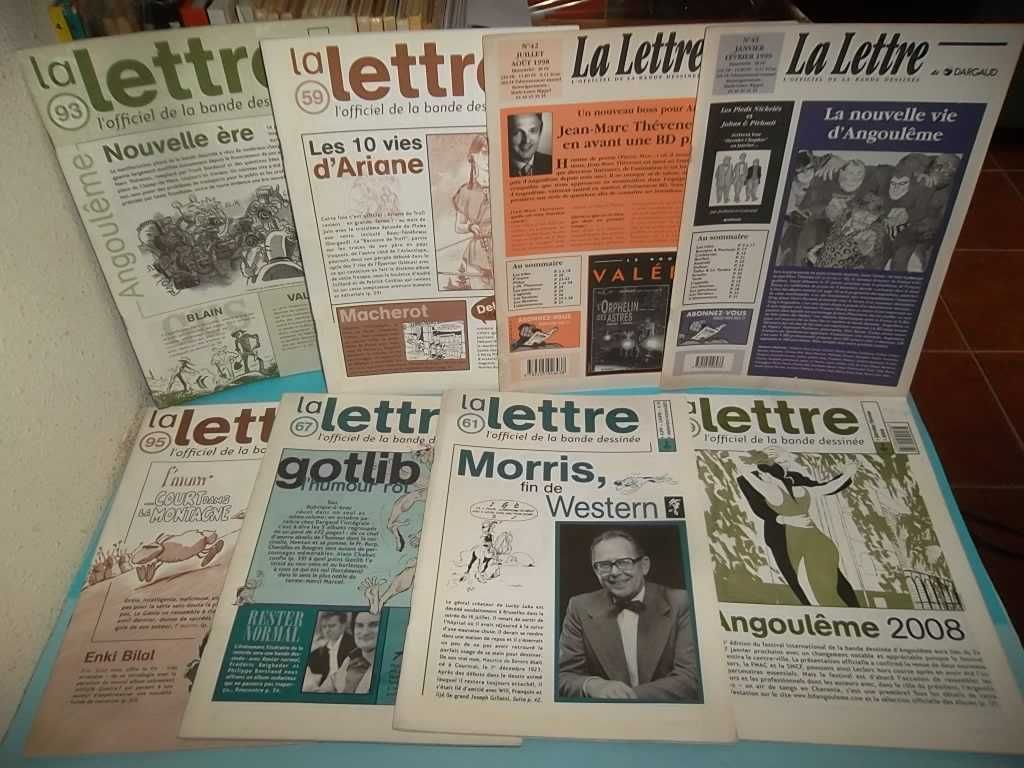 LA LETTRE - Magazine de BD da DARGAUD - Lote 85 Revistas