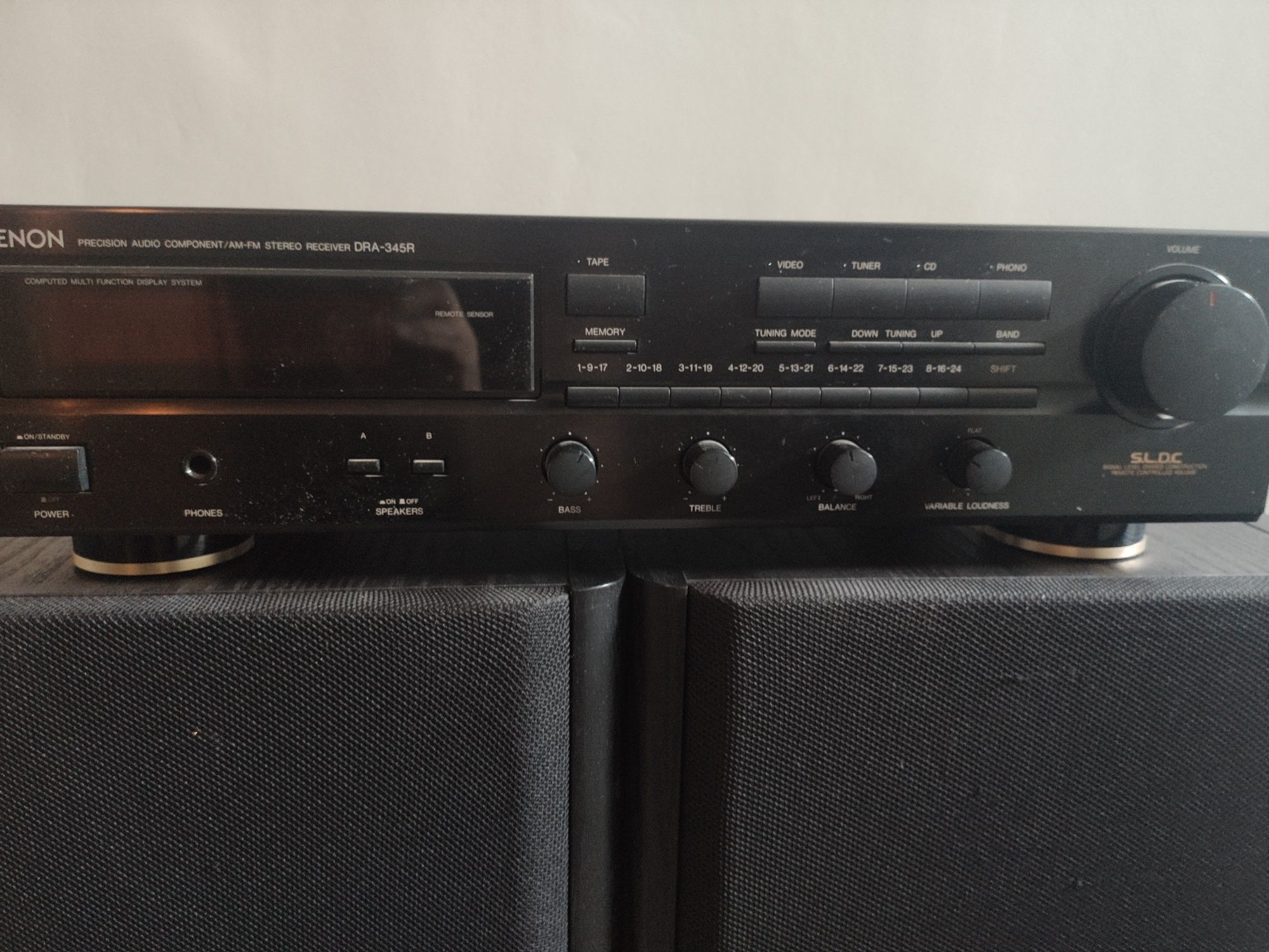 Amplituner Demon DRA 345R, kolumny Onkyo SC-380