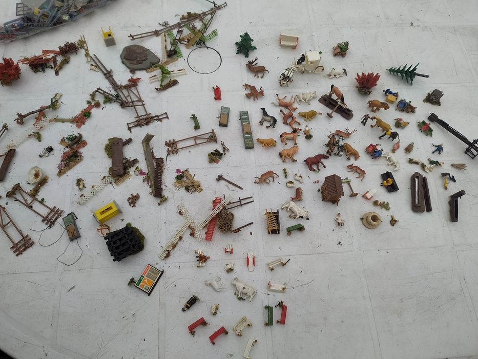 Makieta kolejka domki